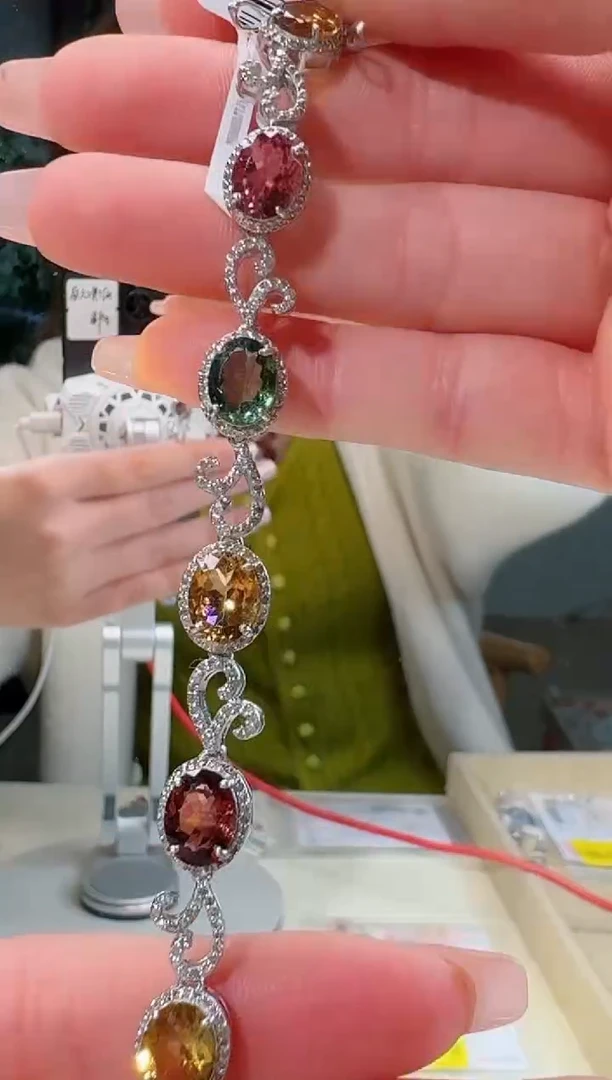 未镶嵌手链碧玺天然碧玺手链