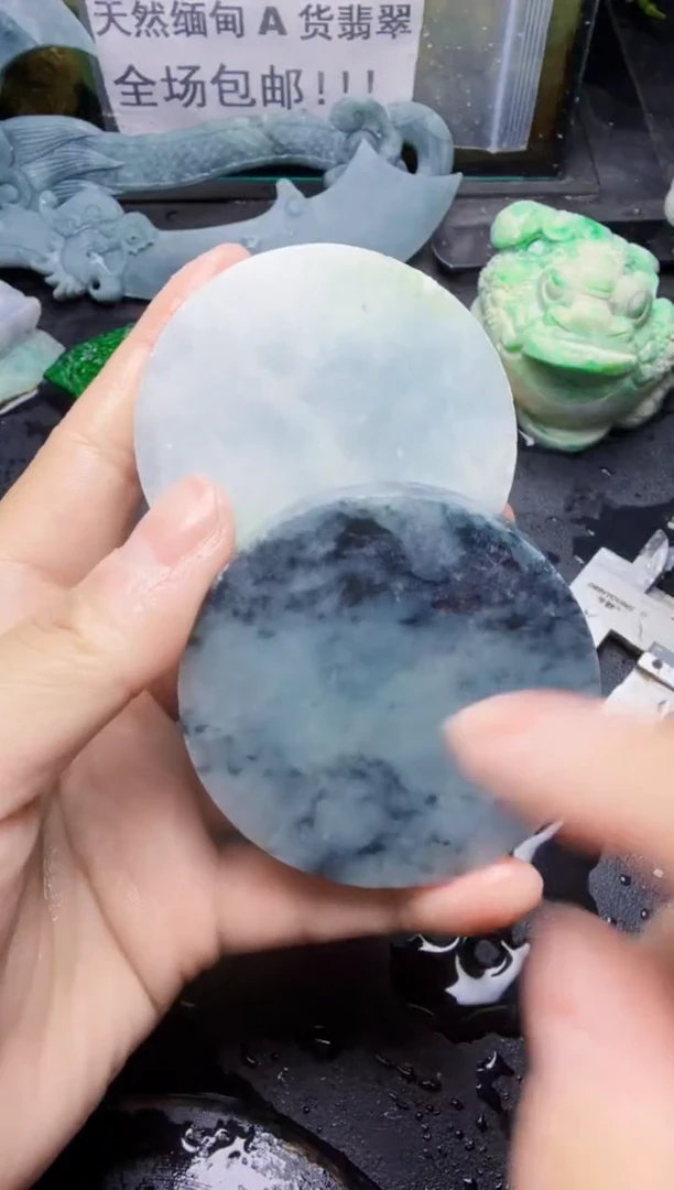 未镶嵌挂件翡翠天然翡翠060