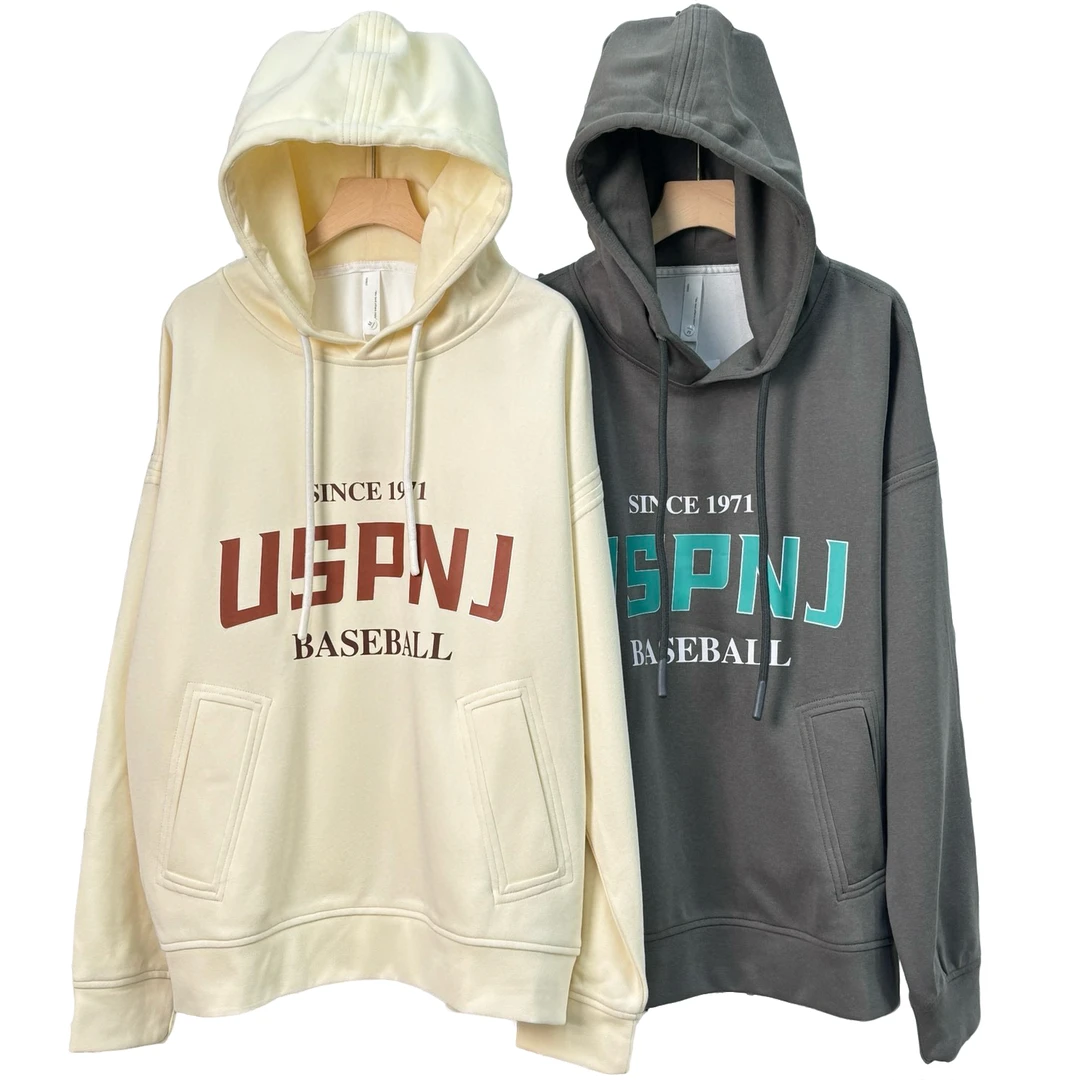 PNJ连帽卫衣男女情侣宽松潮流休闲时尚套头秋冬上衣K09