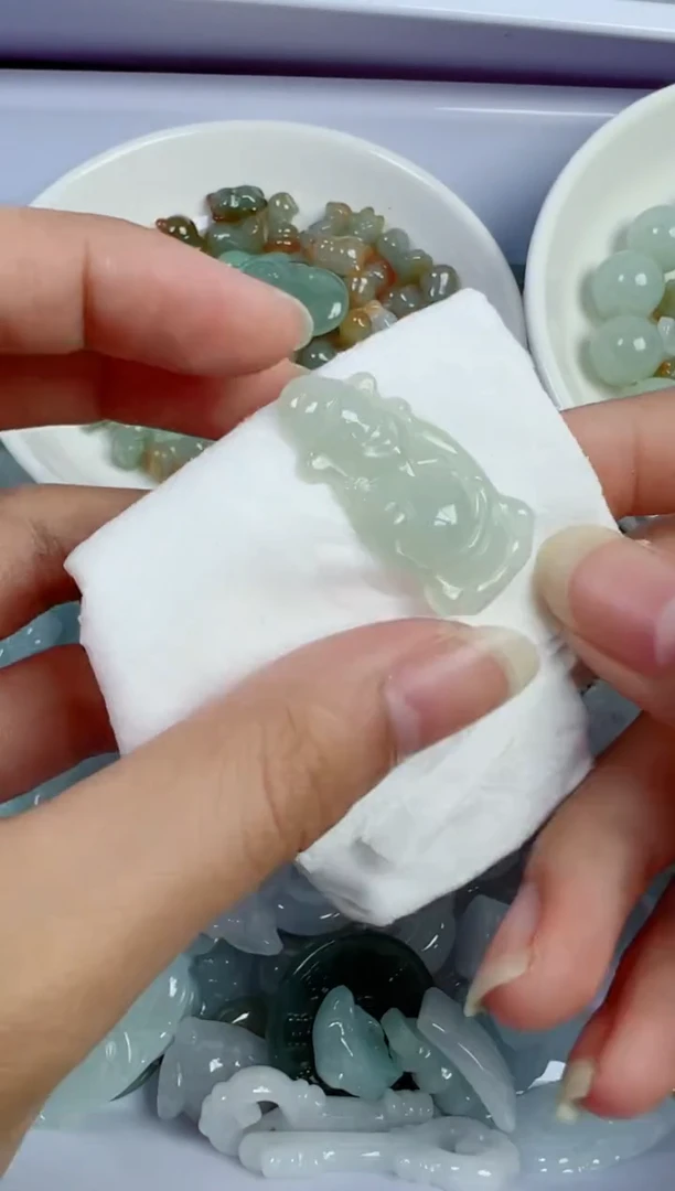 散珠翡翠315号链接，A货翡翠