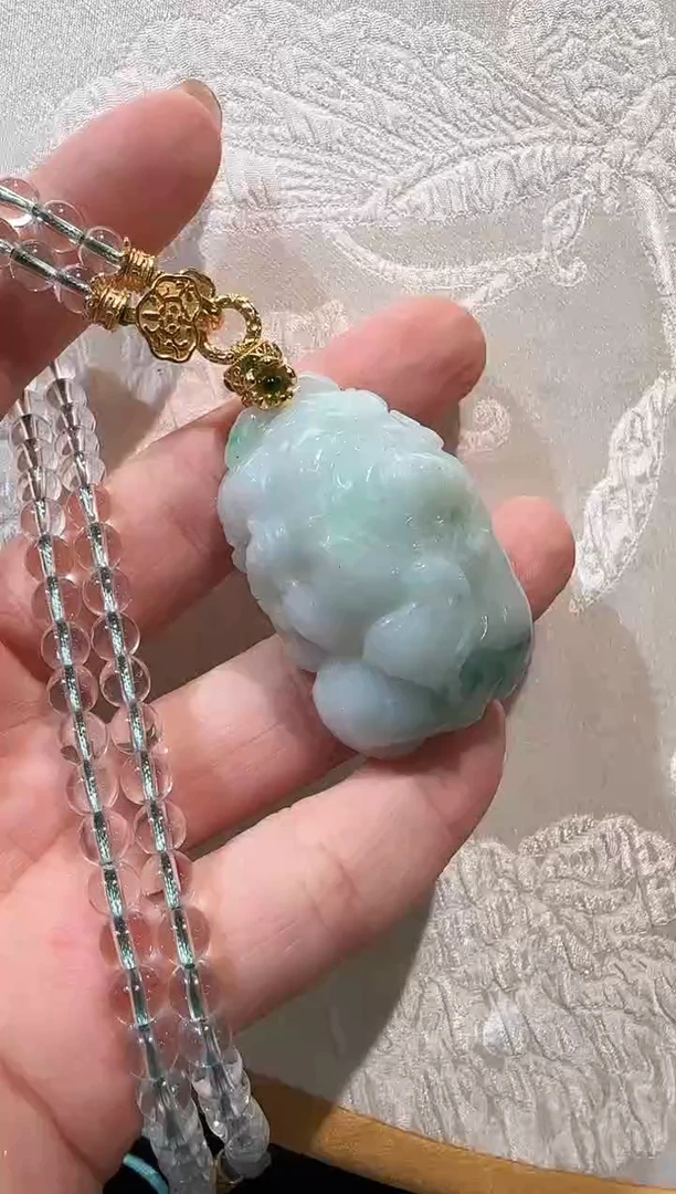 【闪购商品】翡翠颈饰未镶嵌国风