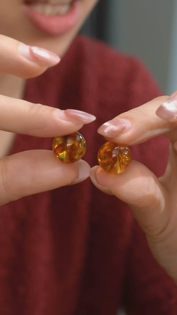 琥珀颈饰未镶嵌KT25110415