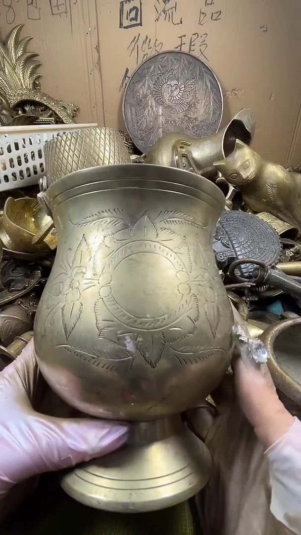 江*忆亿锦铜回流铜器摆件100