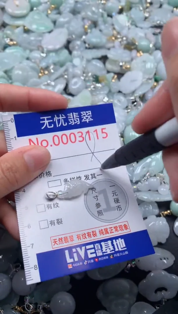 颈饰未镶嵌翡翠3115