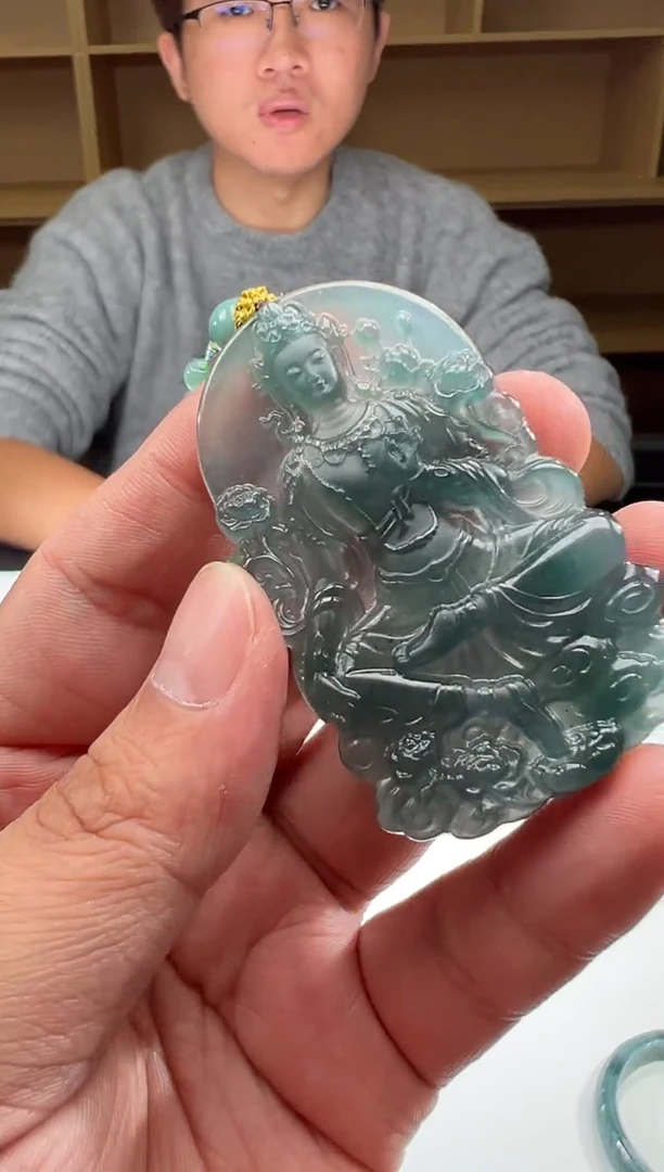 吊坠(不含链)未镶嵌翡翠度母