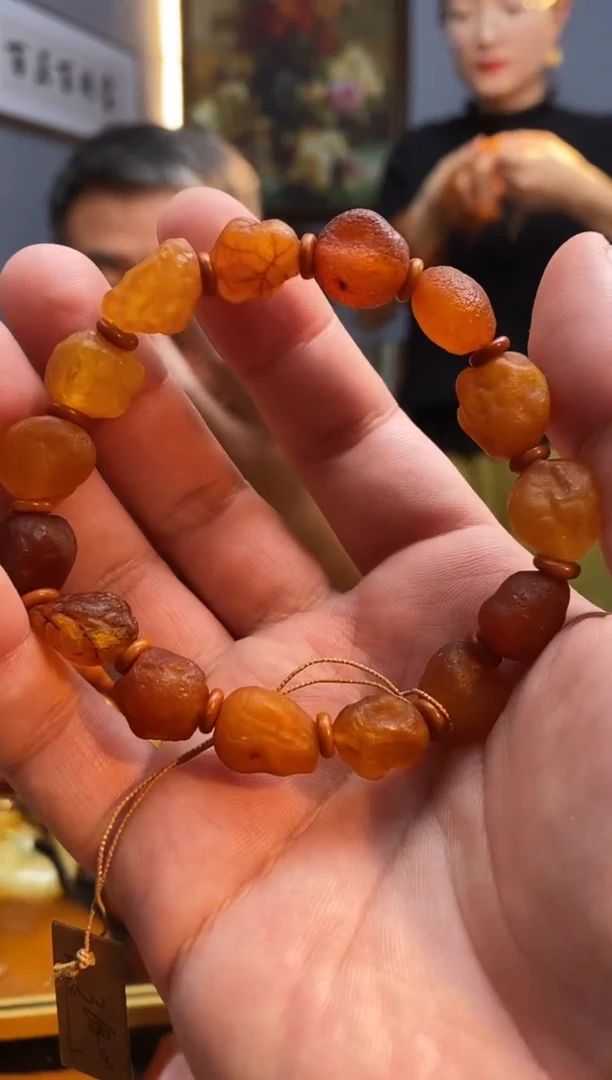手链琥珀未镶嵌手串