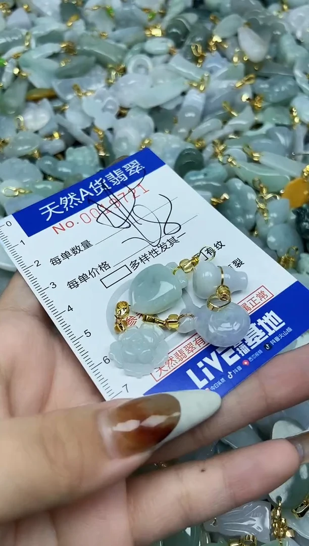 【闪购商品】翡翠颈饰未镶嵌天然A货翡翠