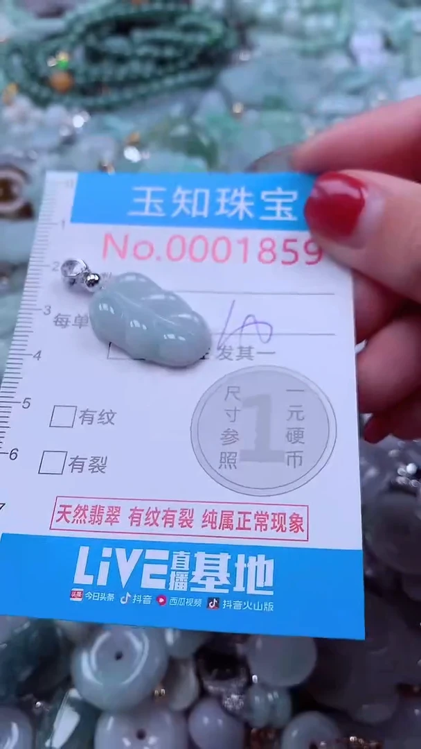 吊坠(不含链)未镶嵌翡翠1859