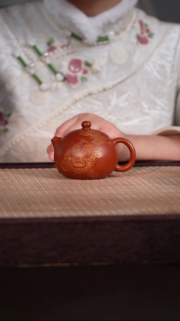 茶壶紫砂粗砂朱泥 150cc