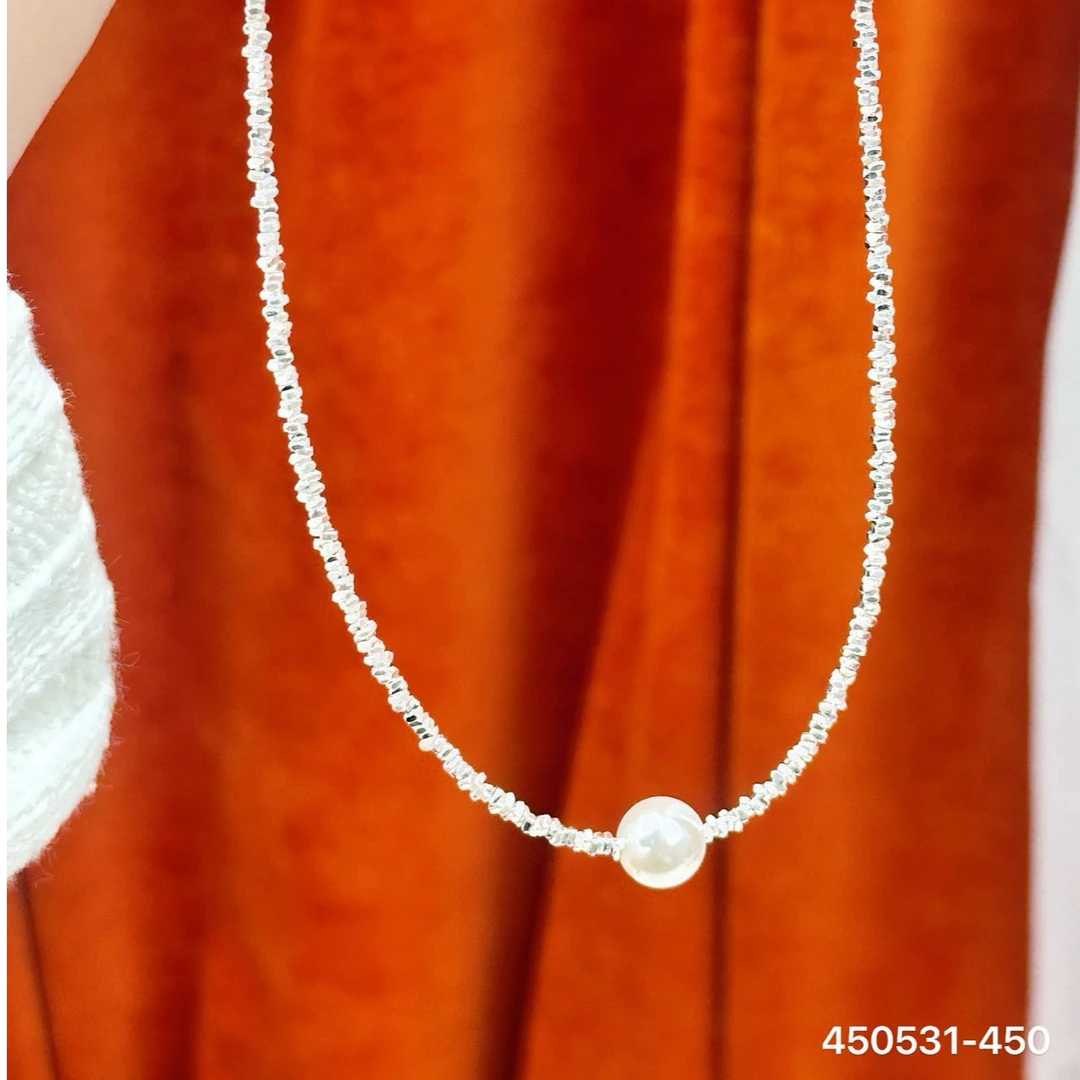 链子足银 爱敏首饰项链450531