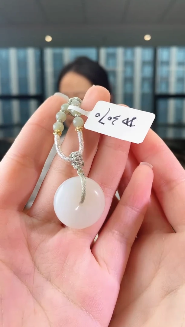 和田玉未镶嵌颈饰扣3070