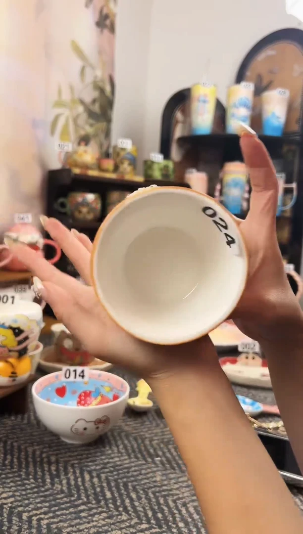 景德镇春序老师手绘设计款杯杯