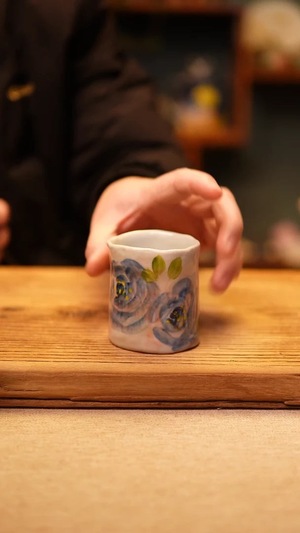 【闪购商品】@@陶园瓷舍@@纯手工手绘@高温釉下彩