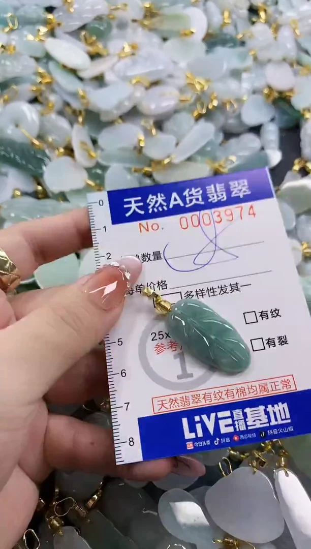 颈饰未镶嵌翡翠天然A货翡翠