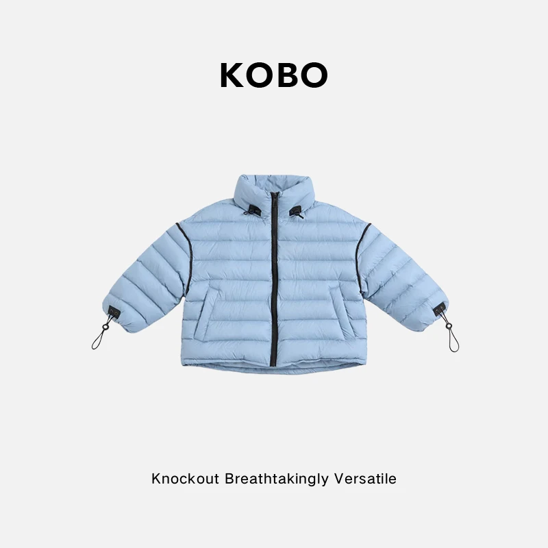【KOBO】H20250089冬季新款女士时尚超值厚款立领排骨款羽绒服.ZY