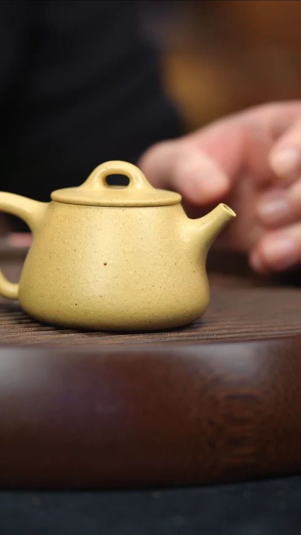 【闪购商品】紫砂茶壶本山绿泥 高瓢