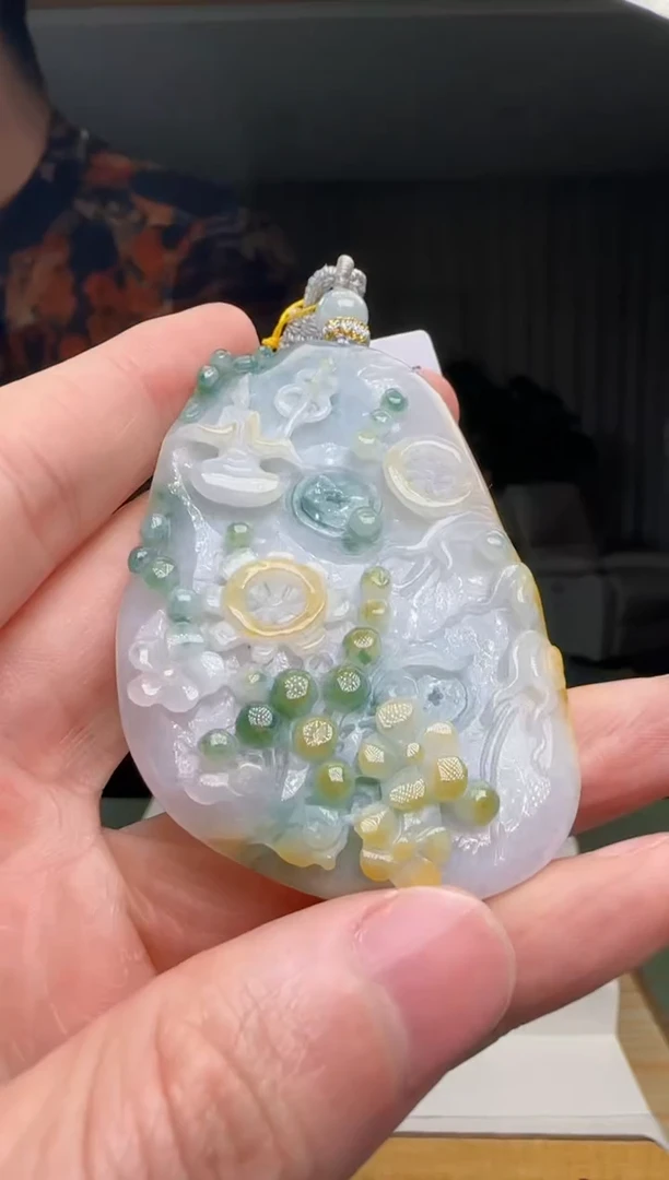 【闪购商品】翡翠颈饰未镶嵌DY@@960Q3J12458