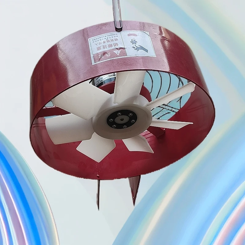 履带式收割机割台电动风扇