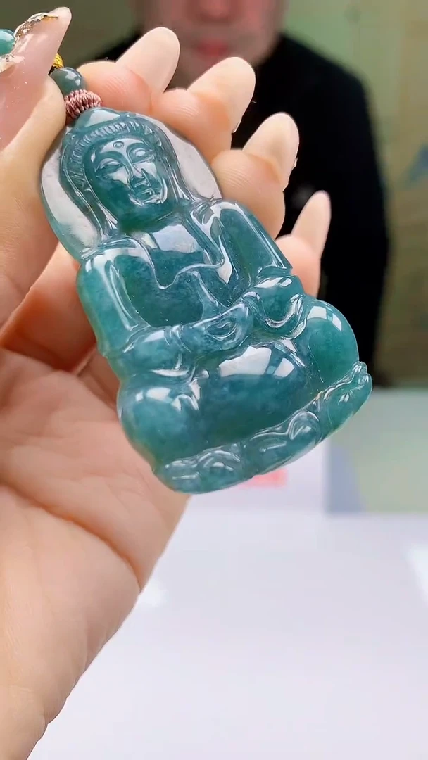 【闪购商品】定制翡翠未镶嵌5152ty-毛货挂件69