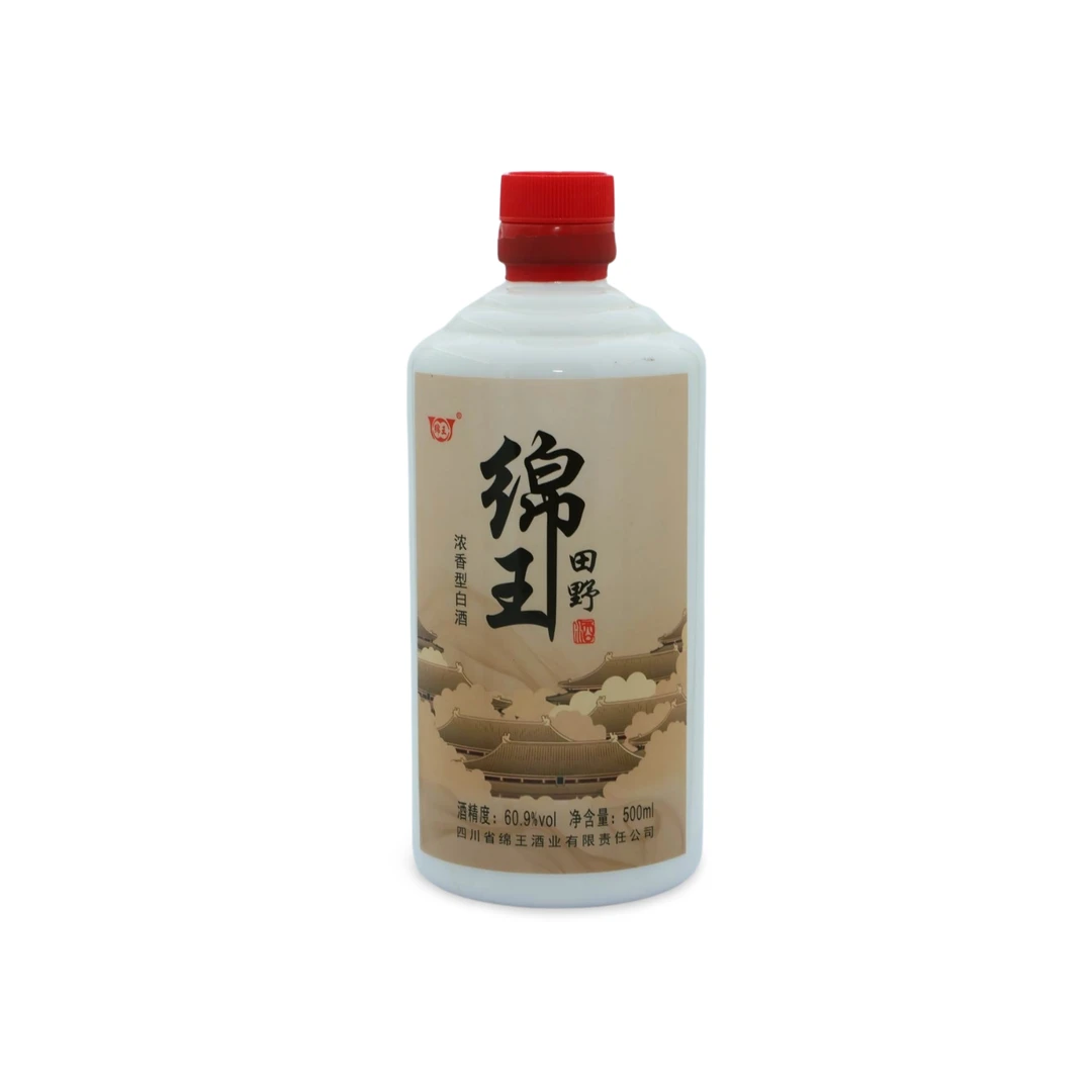 绵王绵王田野浓香型白酒60.9度500ml