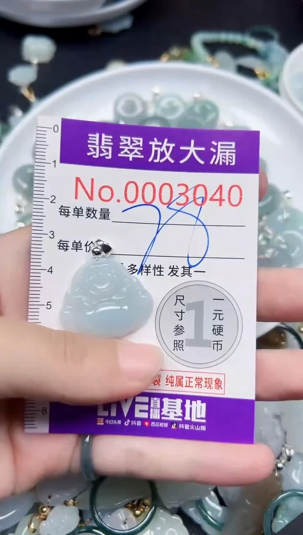 颈饰未镶嵌翡翠3040