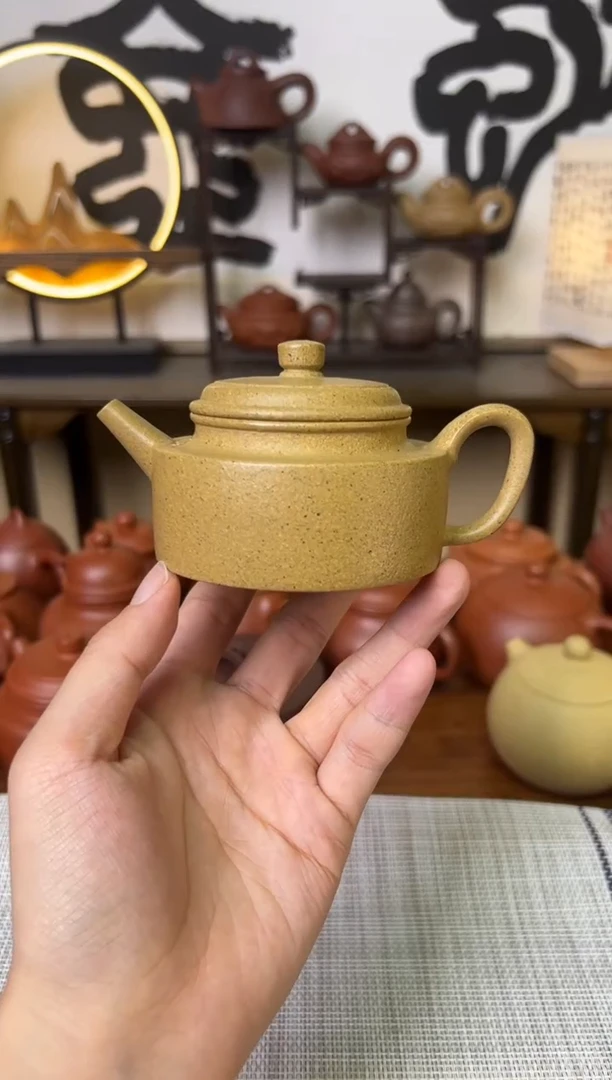 茶壶段泥黄金段德钟壶120CC