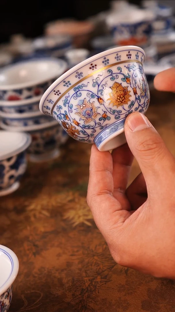 景德镇手工手绘茶器-103
