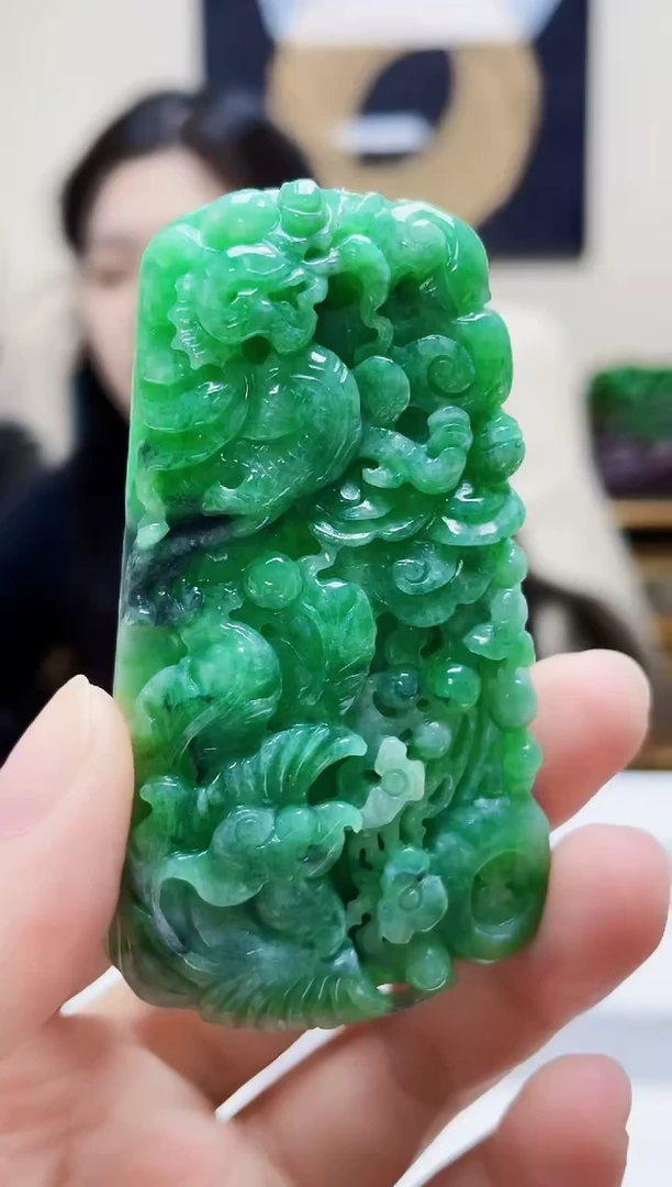 未镶嵌定制翡翠吊坠174