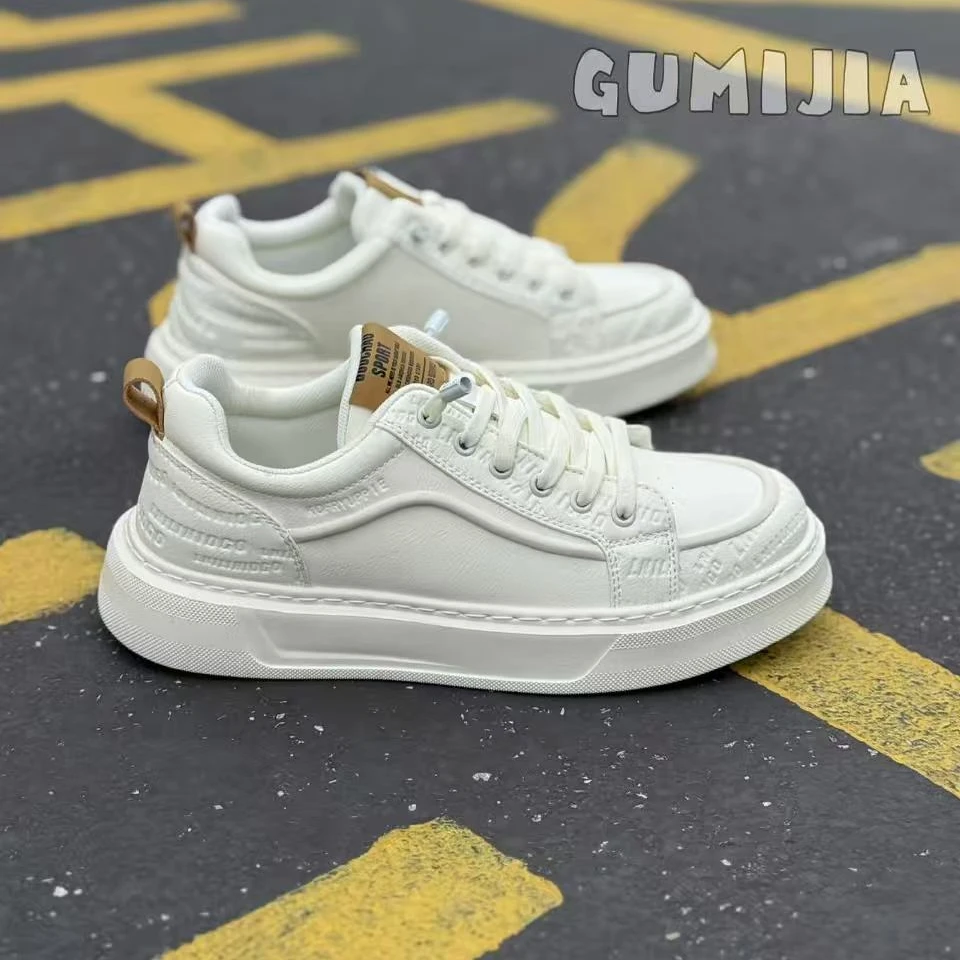 Gumijia新款四季潮牌印花百搭休闲舒适透气时尚古米茄男鞋GM855