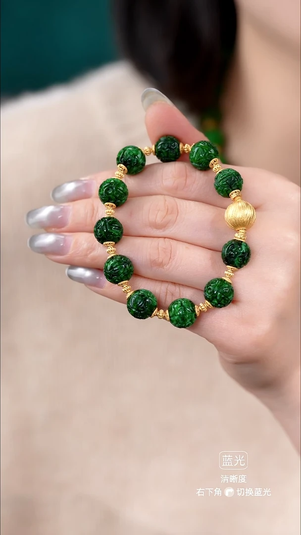 颈饰未镶嵌翡翠手串29