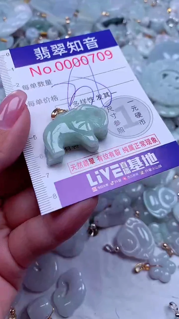 吊坠(不含链)未镶嵌翡翠709