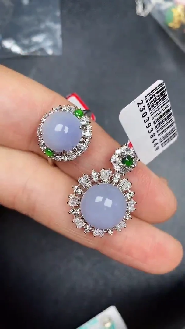 银S925镶嵌戒指翡翠6000