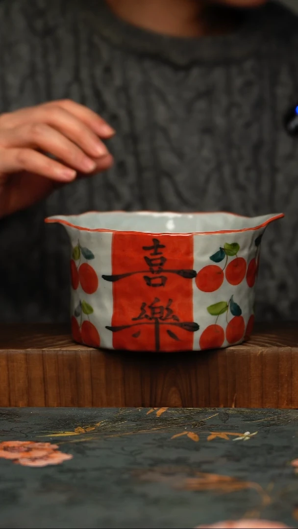 瓷片釉下彩手工手绘同款陶器
