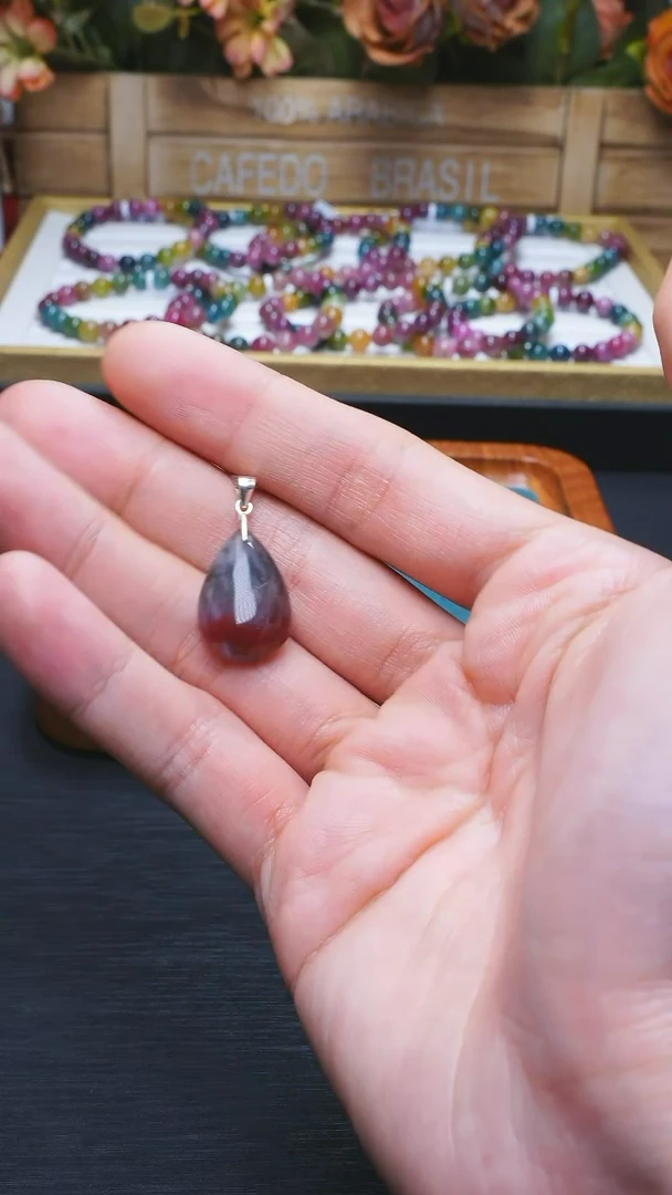 【闪购商品】水晶L001极光吊坠未镶嵌多样性发其一