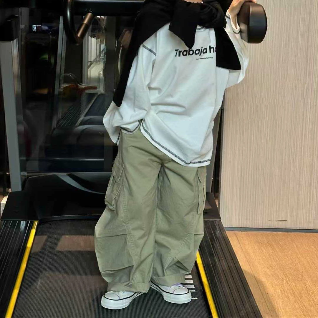 春装断码  男童中大童帅气长裤  25026