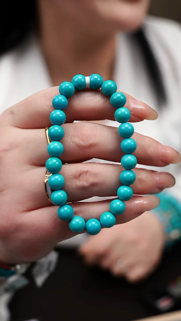 未镶嵌绿松石手串B0064