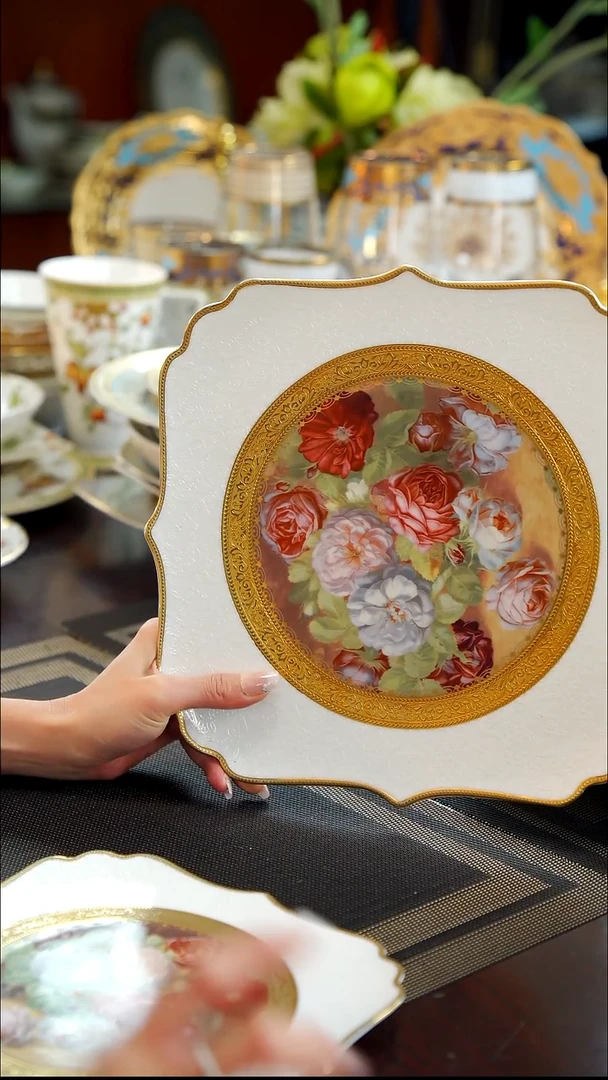 瓷片11英寸平盘1个