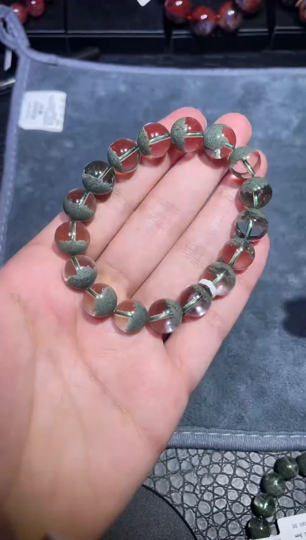 【闪购商品】水晶手链未镶嵌绿幽灵单圈A11（多样性发其一）