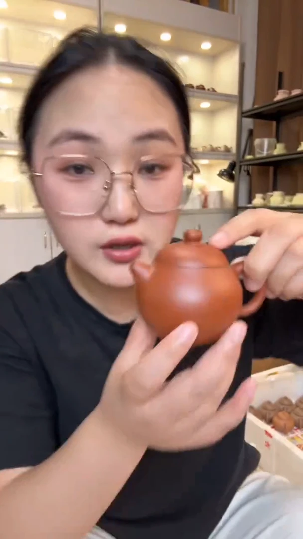 小煤窑生砂朱泥-文旦壶（半手工制作）150CC