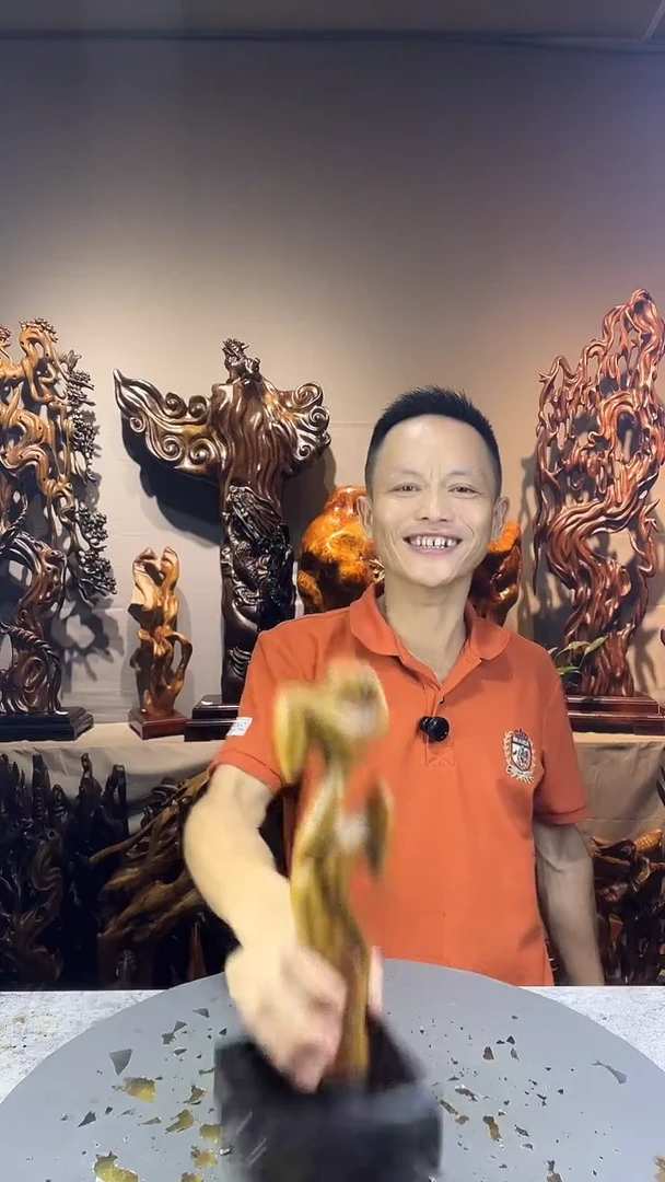 金丝楠舒*小叶桢楠随行摆件47