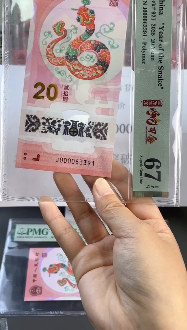 塑料蛇钞 67分 J000063391