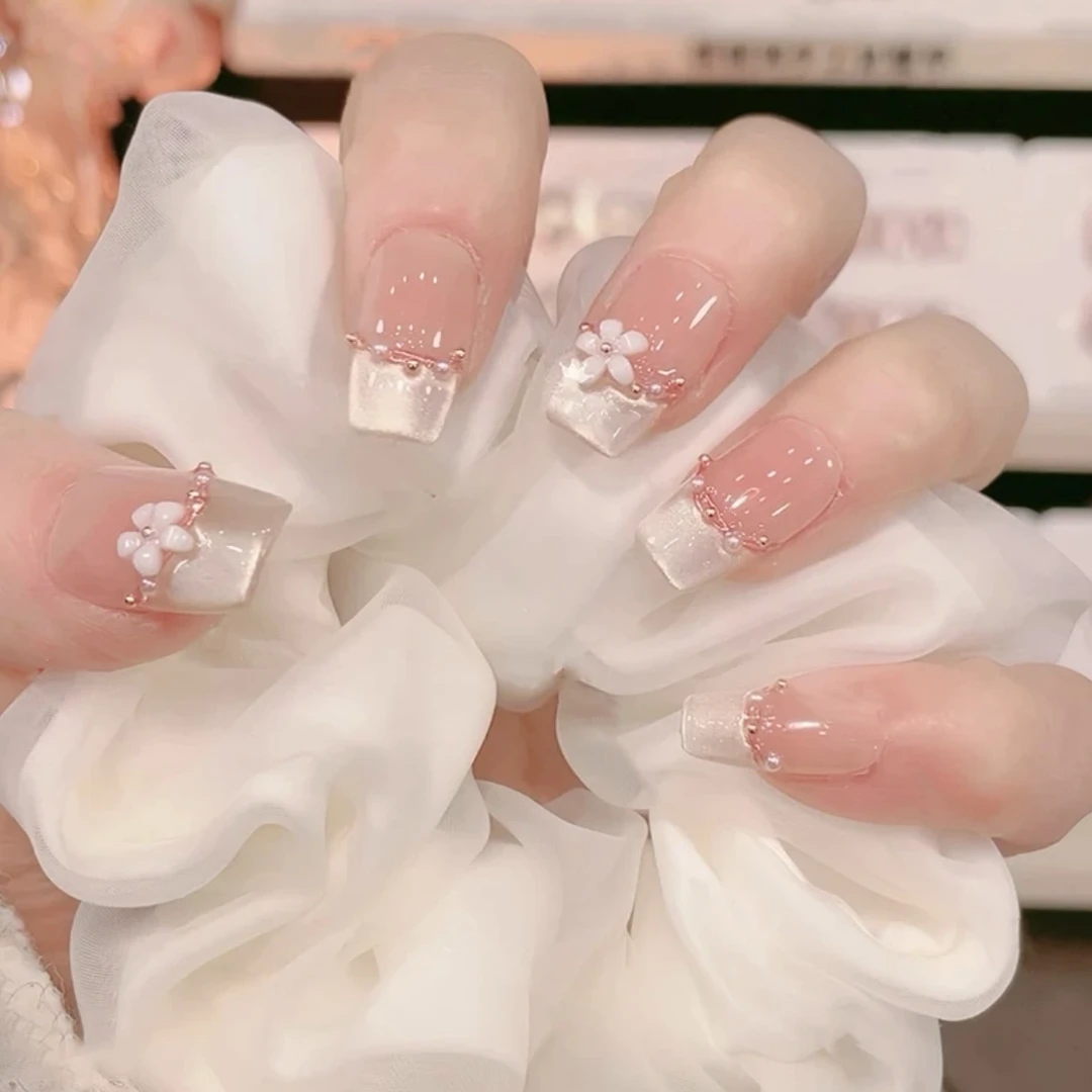 【七里香】纯手工穿戴甲2025新款高级感裸色美甲短中款推荐爆款甲片