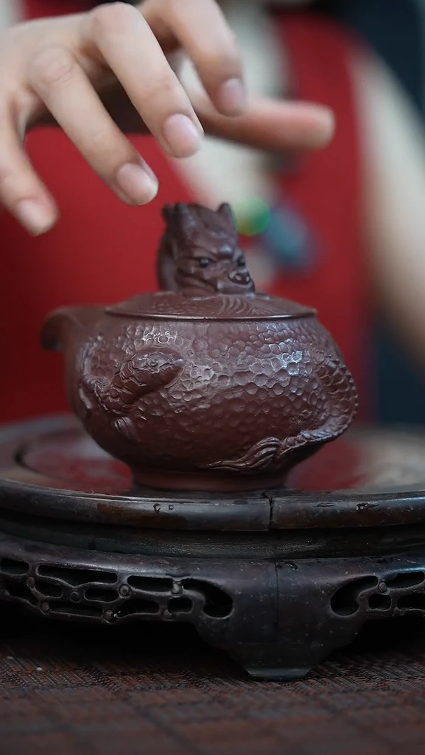 茶壶紫砂宜兴岁颐传砂原矿全手10