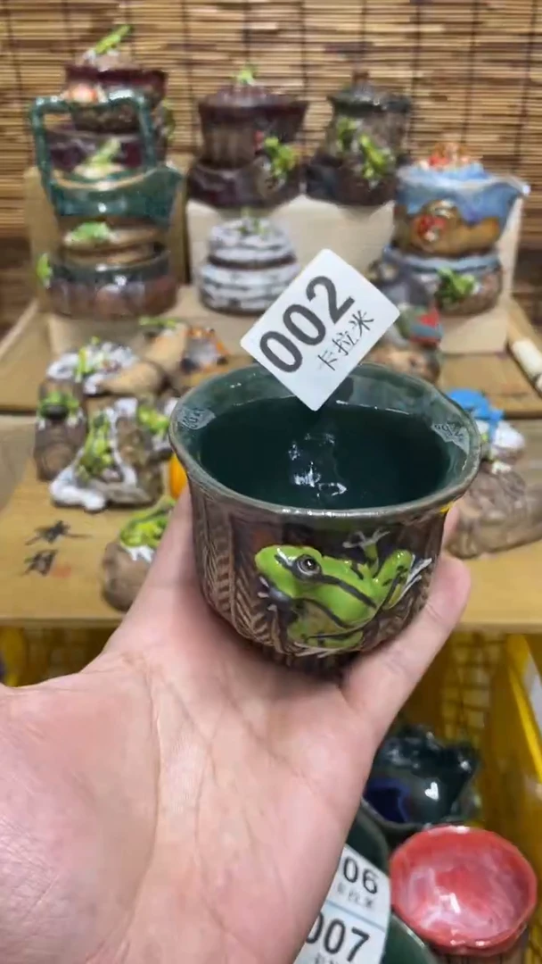 啊*002精美粗陶手工柴烧