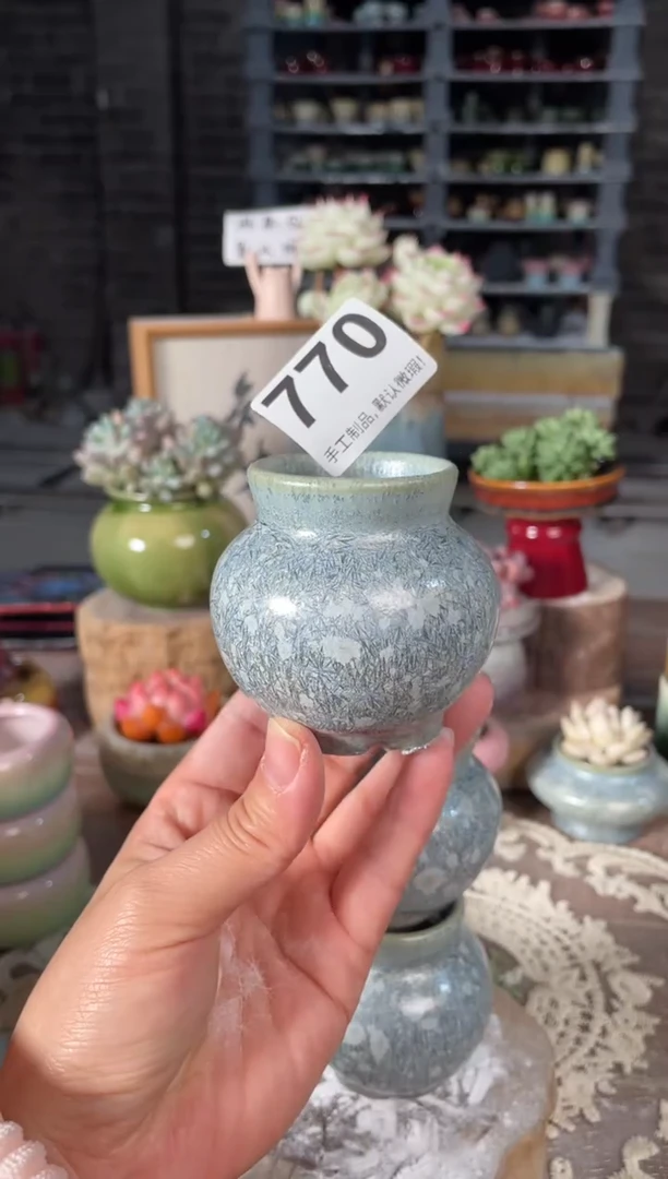 瓷片770福利知木小芳花盆