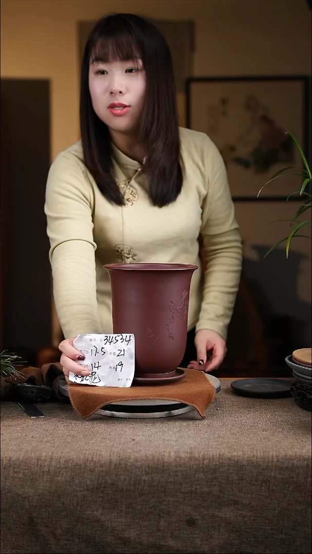 【闪购商品】紫砂花盆紫砂花盆34534+z