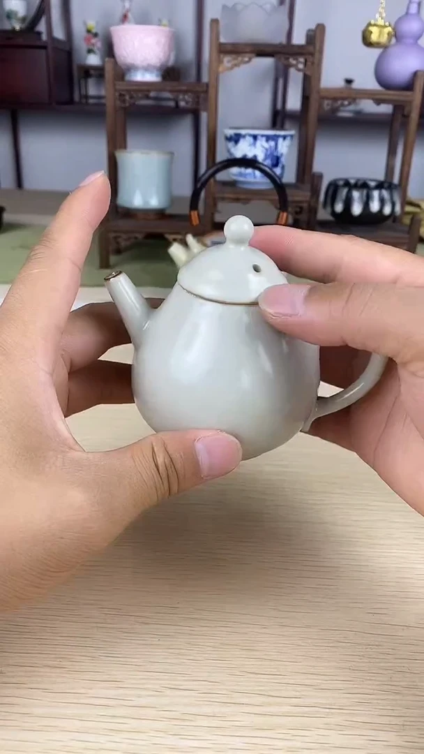 瓷片瓷心匠物直播间福利小泡壶