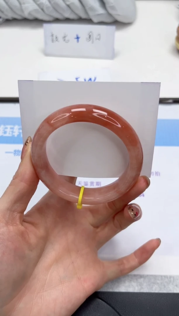 未镶嵌手镯石英质玉V327-55.5