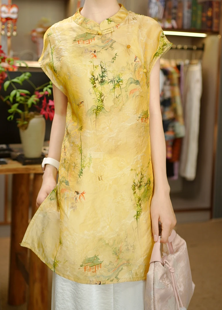 006烟雨江南——2025新款新中式气质百搭【高端版】短袖