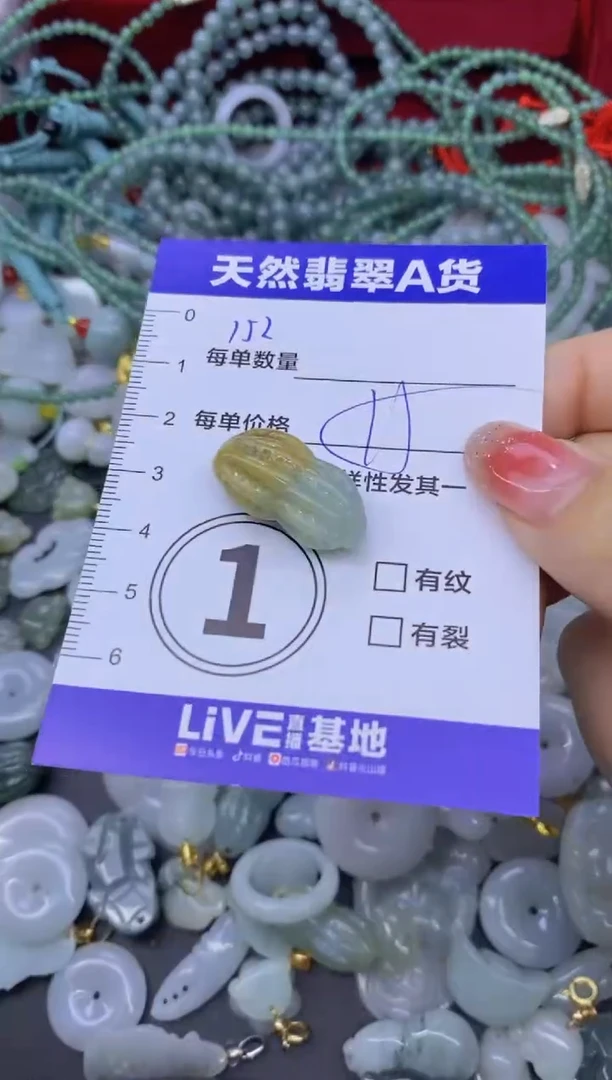 颈饰未镶嵌翡翠天然翡翠A货批量多样性发一件